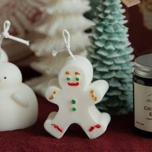 Gingerbread Man Candle