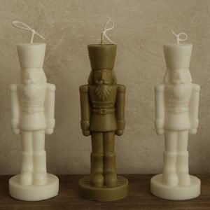 Snuggly Nutcracker Candle