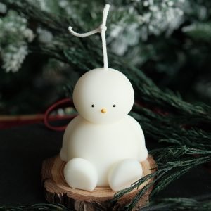 Snowy Buddy Candle